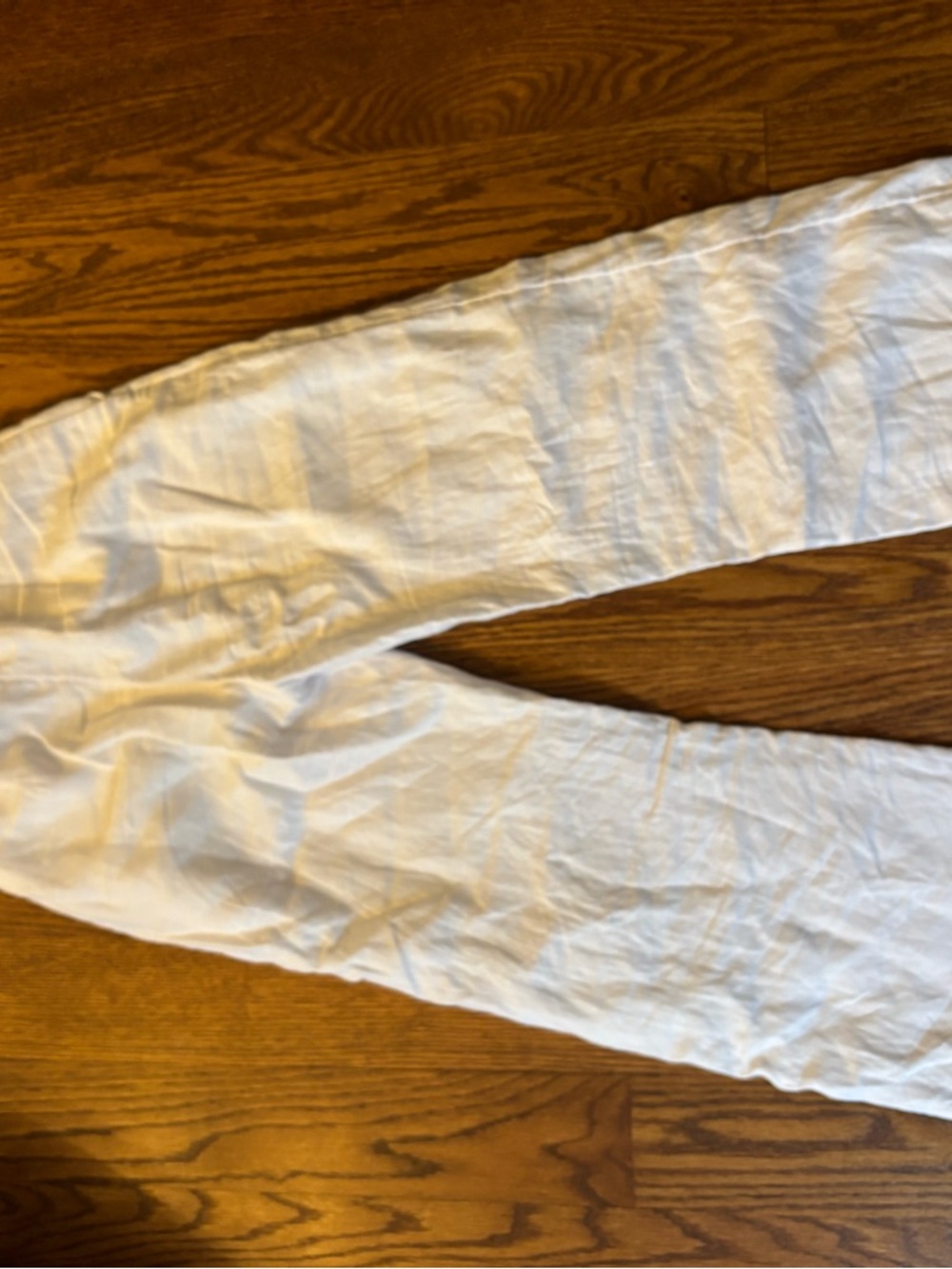 Abercrombie & Fitch White Linen Pants